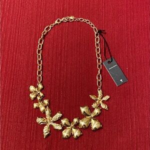 BAUBLEBAR Gold Floral Necklace